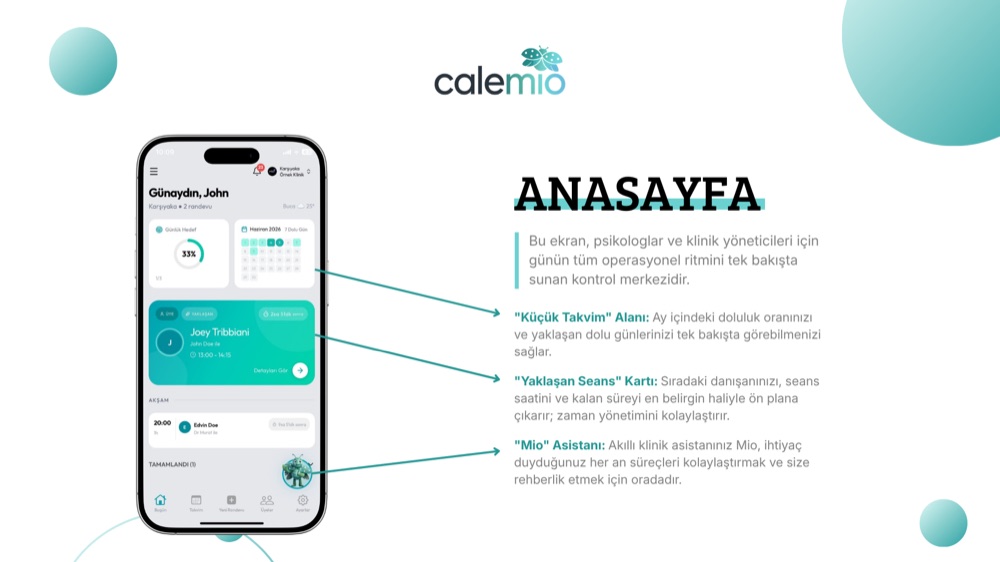 Calemio Uygulama Kılavuzu — 3/4