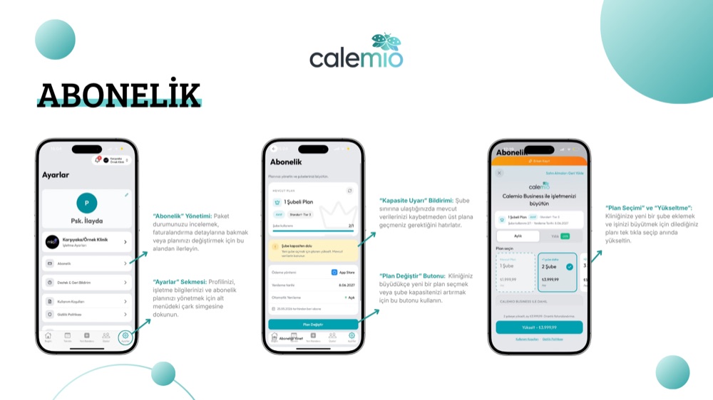 Calemio Uygulama Kılavuzu — 4/4